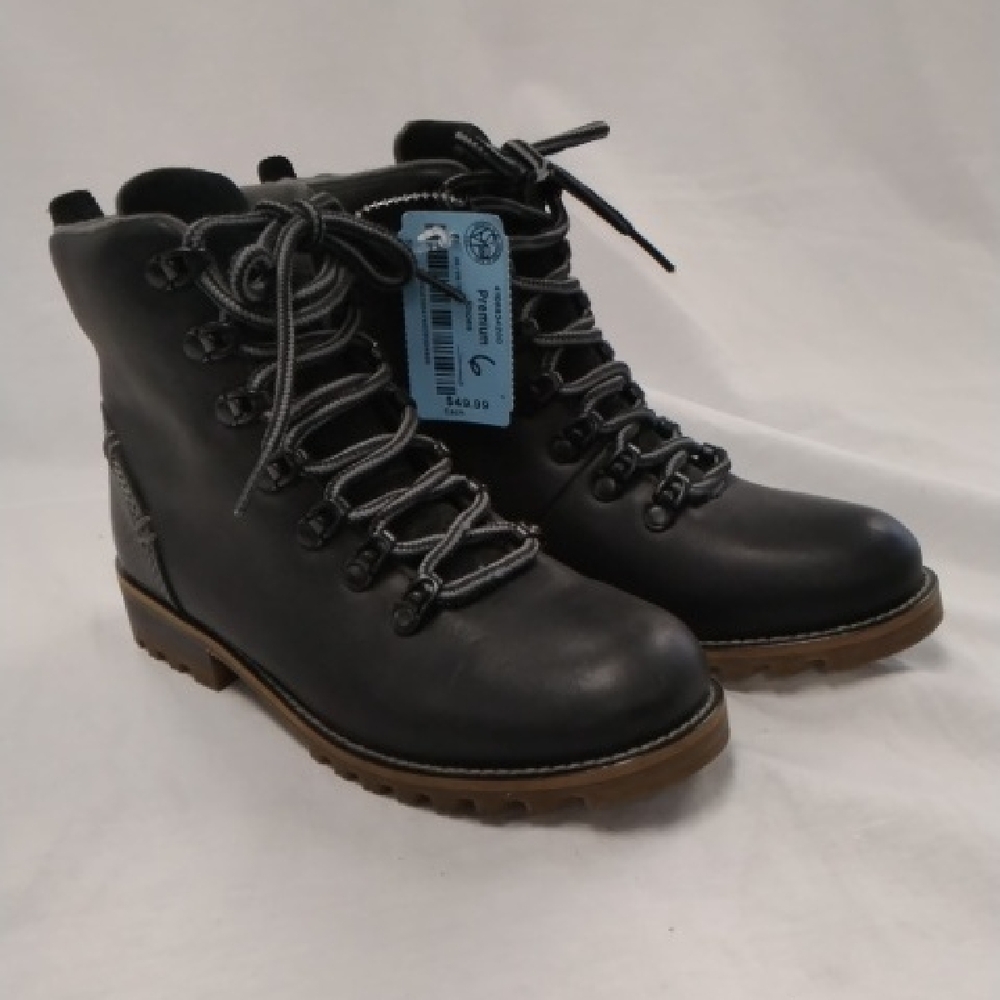 Kodiak Black and Brown Leather Boots